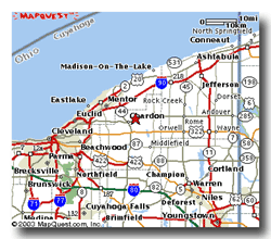 We are located in Chardon, Ohio which is near Cleveland and in Geauga County